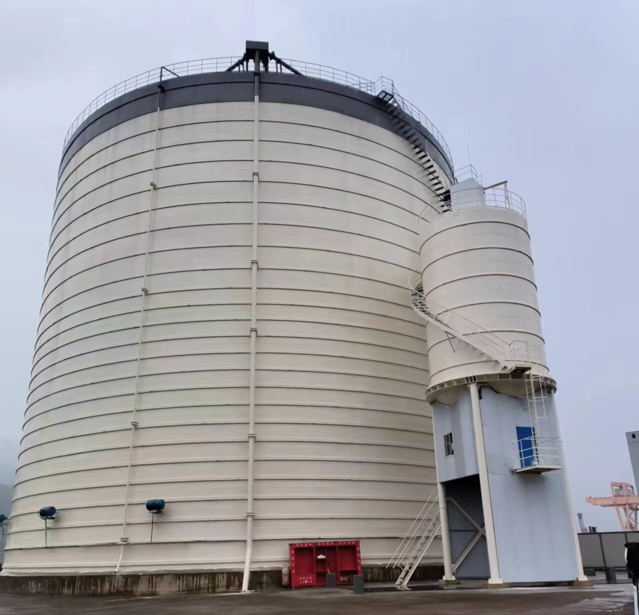 白沙10万吨水泥钢板库